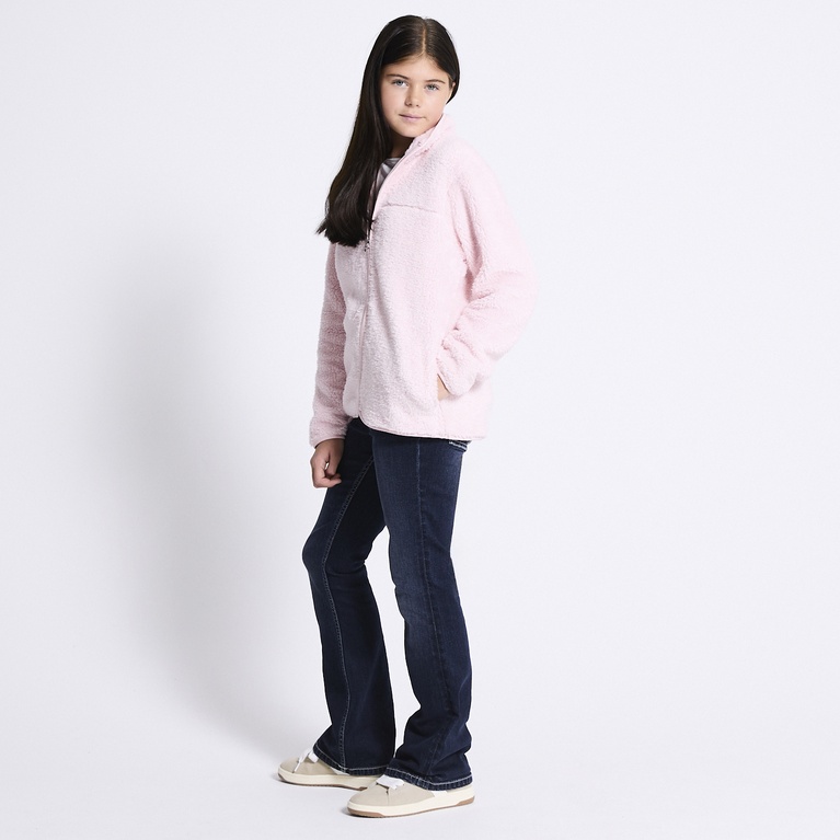 Teddy jacket "Cosy star" Soft Pink